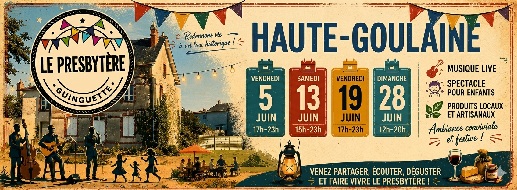 Le Presbytère - Guinguette à Haute-Goulaine
