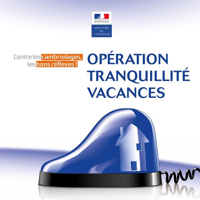 affiche opération tranquillité vacances